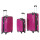 INVIDA Trolley New York Kofferset in Pink