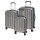 CHECK IN LONDON 2.0 Trolley 3tlg Kofferset Carbon-Silber