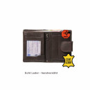 INVIDA RFID Leder Geldbörse KLASSIK im Hochformat mit...