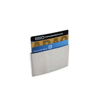 INVIDA Gürtelschließe ALTNICKEL  mit Kreditkartenfach RFID-Schutz  für Wechselgürtel