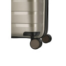 Travelite Hartschalen Koffer Trolley AIR BASE TSA Schloss in verschiedenen Farben und Größen Champagner Koffer S (55 cm)