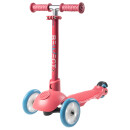 BEWEGT zum Spielen 3-Rollen Dreirad Kinder Roller Scooter mit 50 Klemmbausteinen Bausteintrittbrett Lenker höhenverstellbar Leuchtrollen ab 3 Jahre