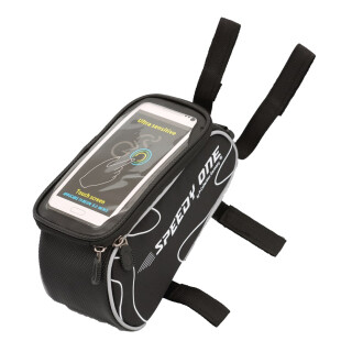 TPU Touchscreen Handy Tasche Lenkertasche Rahmentasche Fahrradtasche Handyhalterung mit Kopfhörerloch 6 Zoll Smartphone
