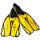 Aqua Lung Sport Hydrostream Schnorcheln Fin Schwimmflossen Tauchflossen Flossen, Unisex, gelb/schwarz