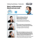 50 Stück Medizinische Einwegmaske Mund- und Nasenschutz Typ IIR