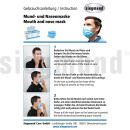 50 Stück Medizinische Einwegmaske Mund- und Nasenschutz Typ I
