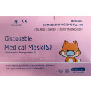 50 Stück Kinder OP Masken Mundschutz medizinisch Typ IIR in Rosa oder Blau
