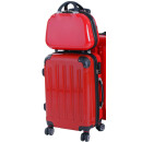 2 Teiliges Set Koffer Trolley Größe M Bordcase + Beautycase
