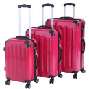 INVIDA 3 TLG. PC/ABS Glüückskind Kofferset Trolley Koffer Einzel oder im Set in 6 Farben