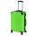 INVIDA PC/ABS Glüückskind Koffer Trolley mit 4 Zwillingsrollen Apfelgrün L