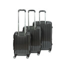 3 teiliges Luxus Kofferset AIRPORT Trolley Koffer Set TSA in Carbon Optik