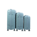 Glüückskind 3 teiliges Kofferset Trolley Koffer Set in 5 Farben aus Polypropylen 1029